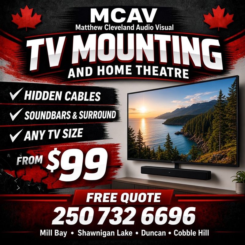 TV mounting and home theatre